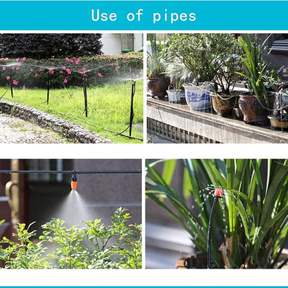 50ft 14 inch Drip Irrigation Tubing, Blank Distribution Line Water Hose Garden Watering Tube for Garden Irrigation System