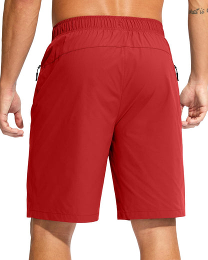 G Gradual Men's Swim Trunks 9" Quick Dry Swimming Board Shorts with Zipper Pockets Swimwear Bathing Suit for Men No Liner