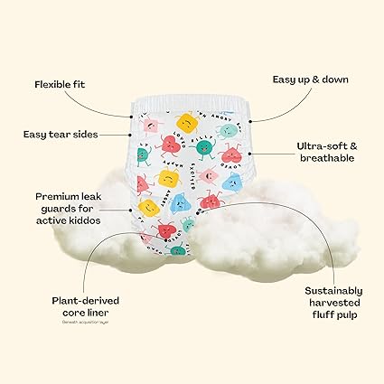 Hello Bello Training Pants 2T-3T, All About Feelings Design, 24ct Jumbo Pack