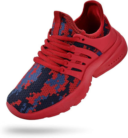 Troadlop Kids Sneaker Lightweight Breathable Running Tennis Boys Girls Shoes