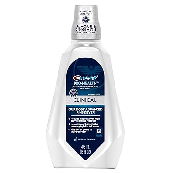 Crest Pro-Health Clinical Deep Clean Mint Mouthwash 473 Ml