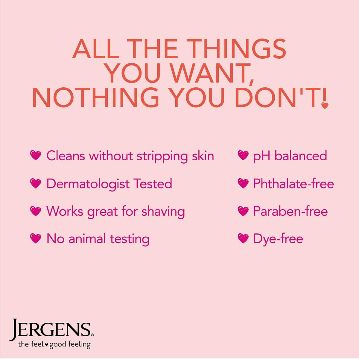 Jergens Softening Cherry Almond Body Wash, Daily Moisturizing Skin Cleanser, Infused with Cherry Almond Oil, pH Balanced, Paraben Free, Dye Free, Dermatologist Tested, 22 oz (Packaging May Vary