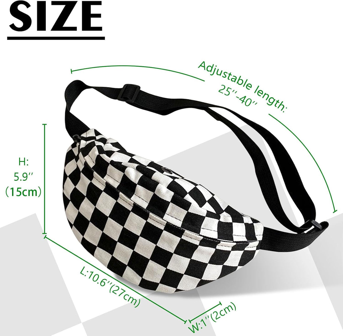 Fanny Pack Women's Holographic Horizontal Waist Bag Waterproof Adjustable Belt Laser Fashion Sports PU Shining Fanny Bag(Blue) Color: Blue
