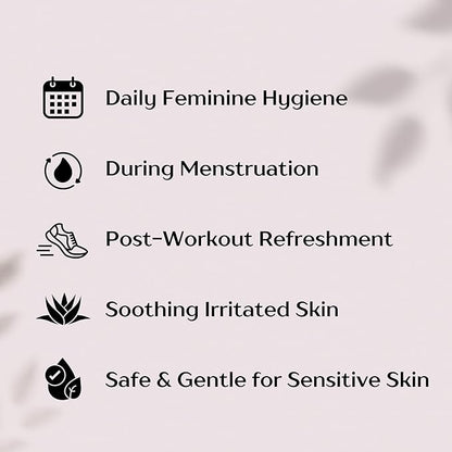 Violet Vibes Ultra-Gentle Feminine Wash | pH-Balancing, Nourishing, Odor-Control for Intimate Areas & Sensitive Skin | Daily Essential | Infused w/Plant-Based Extracts | Scented - Lavender Vanilla