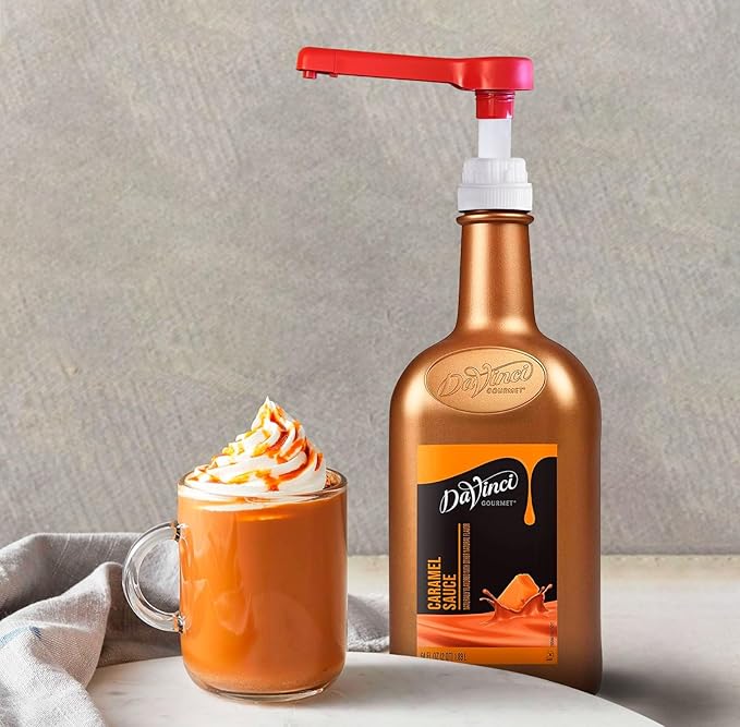 Sauce Pump Dispenser. Fontana Sauce. Coffee Beverage Syrup (63 oz Bottle) Dispensing Pump Set of 2. Fits Torani and Davinci Sauce Bottle