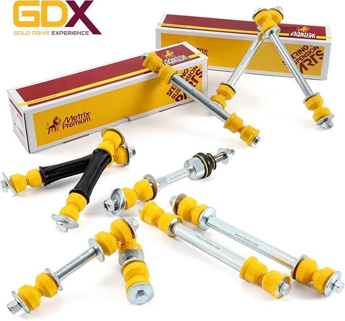 Metrix Premium Chassis Parts GDX - Front Sway Bar Stabilizer Bar Link Fits 99-00 Cadillac Escalade, 99-06 Chevrolet Silverado 1500, 07-19 GMC Sierra 3500 HD, K700539, K80631, Made in Europe