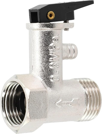 Safety Valve Pressure Relief Valve Boiler 12Inch Threads Brass Adjustable Safety Check Valve Home Improvement Water Systems