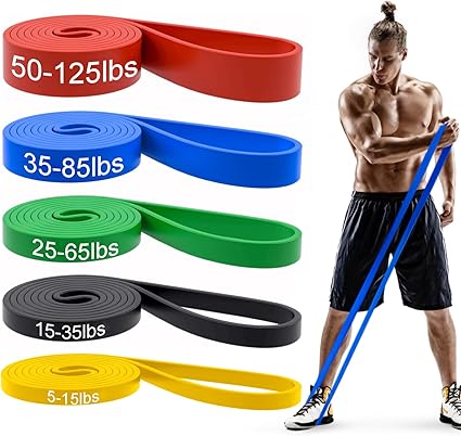 Pull Up Bands, Resistance Bands, Pull Up Assistance Bands Set for Men  Women, Exercise Workout Bands for Working Out, Body Stretching, Physical Therapy, Muscle Training