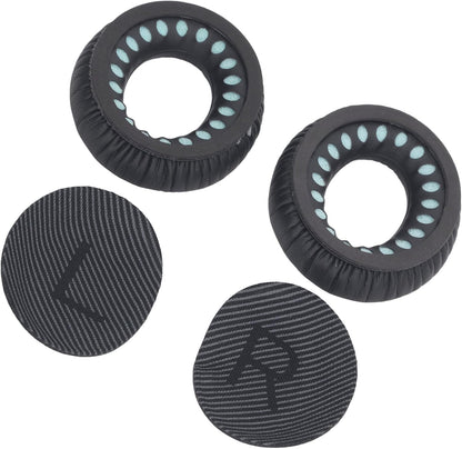 Ear Buds, Suitable Size, Easy Installation, Replacement Earbuds, Comfortable, Black, for QC35