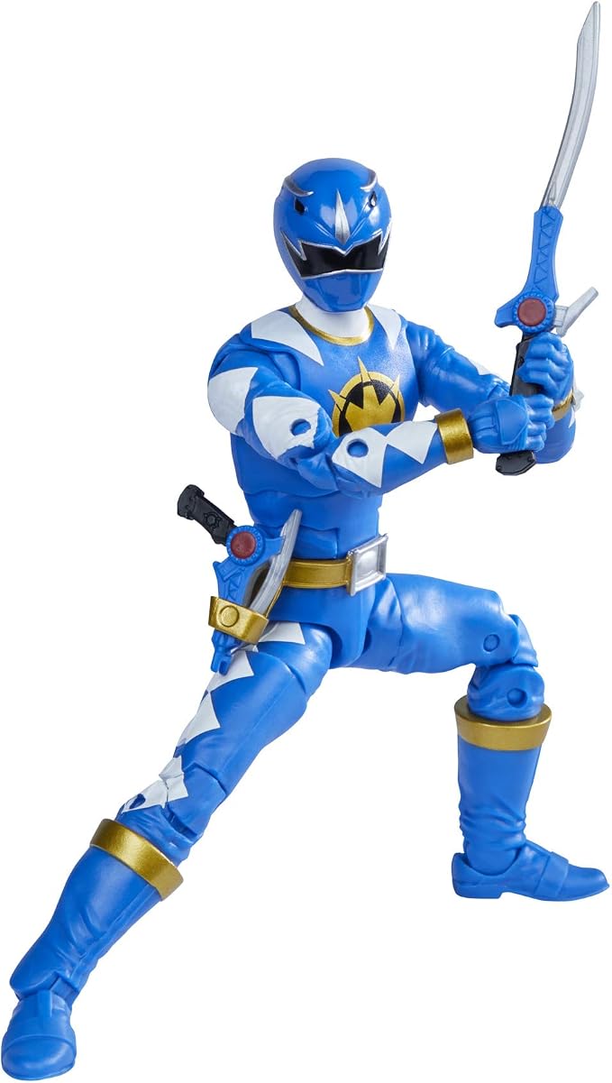 Power Rangers Lightning Collection Dino Thunder Blue Ranger 6-Inch Premium Collectible Action Figure Toy with Accessories Power Rangers Lightning Collection 6 Inch Action Figure Wave 8 - Dino Thunder Blue Ranger
