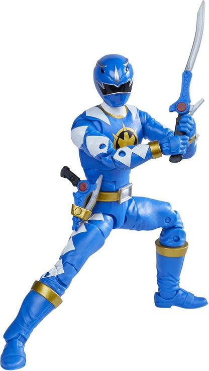 Power Rangers Lightning Collection Dino Thunder Blue Ranger 6-Inch Premium Collectible Action Figure Toy with Accessories Power Rangers Lightning Collection 6 Inch Action Figure Wave 8 - Dino Thunder Blue Ranger