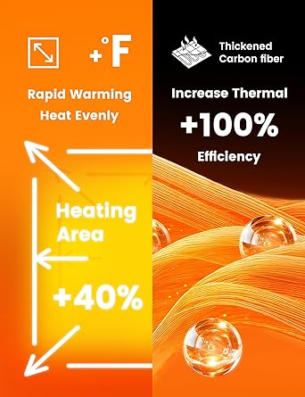 HENNCHEE Kids Heated Vest for Boys Girls Electric Heated Vest with Battery Pack Lightweight Warm Heating Gilet Outdoor