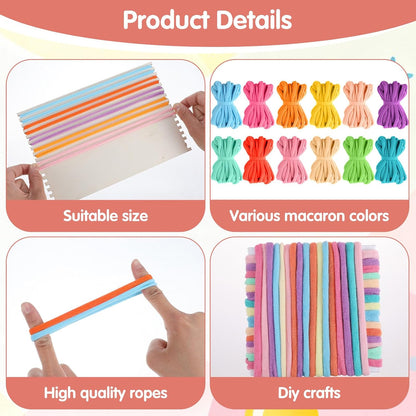 Kifmurase 804 Pcs Refill Loops for 7 Inch Weaving Loom 12 Colors Potholder Loom Loop Bands, Weaving Pot Holder Refill Loops DIY Craft Bands for Adults DIY Projects Gifts