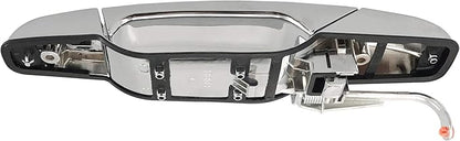 80547 Rear Chrome Exterior Door Handle Right Passenger Side for Chevrolet Avalanche Silverado Suburban Tahoe GMC Sierra Yukon Escalade 2007-2013, 15915620 22738726 GM1521130