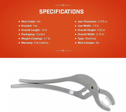 Crescent 10" A-N Connector Adjustable Joint Pliers - 52910N