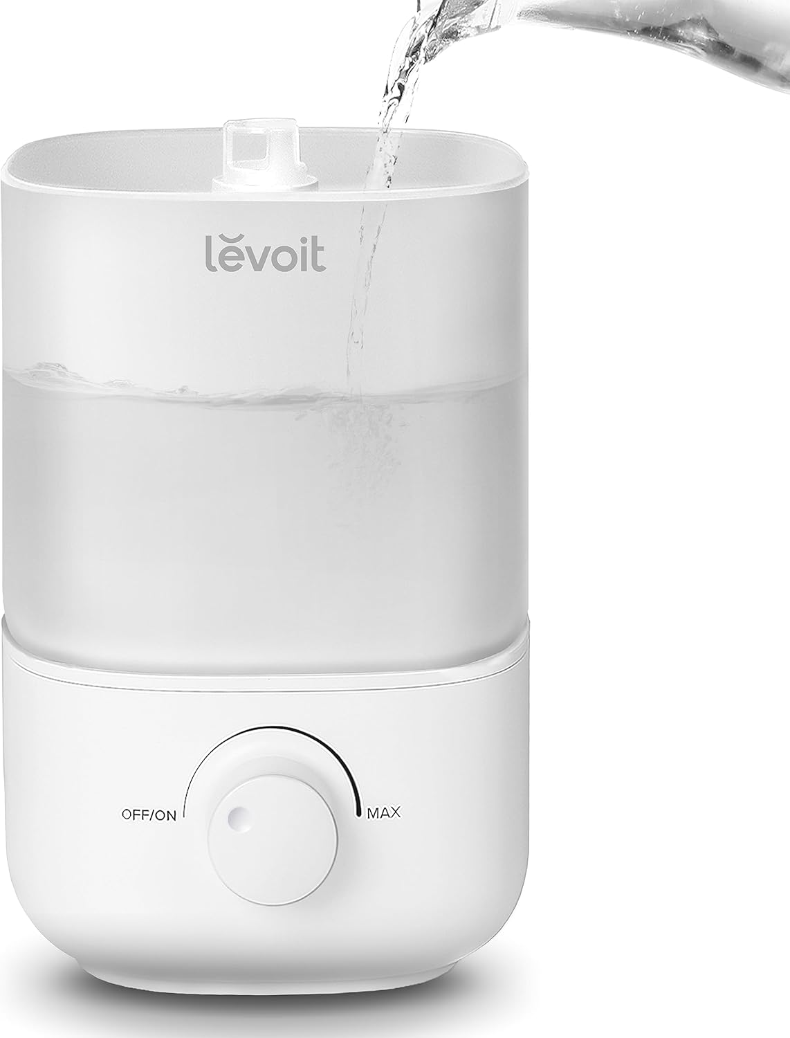 Levoit Top Fill Humidifiers for Bedroom, 2.5L Tank for Large Room, 25dB Easy to Fill & Clean, Quiet Cool Mist Air Humidifier for Home Baby Nursery & Plants, Auto Shut-off for Safety, 25H Lasting, Model # LUH-A251-WUS (Open Box)