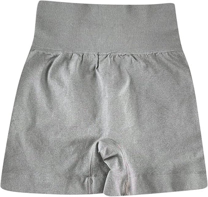 Womens Yoga Shorts High Waist Tummy Control Butt Lifting Short Leggings Athletic Gym Yoga Pants with Pockets