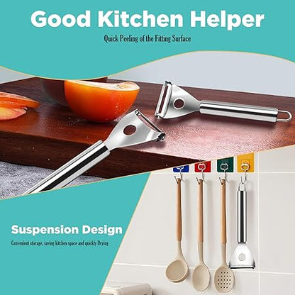 Premium Stainless Steel Vegetable Peeler  Sharp and Durable Potato, Carrot, Fruit Peeler with Ergonomic Handle, Easy Grip, Peelers for Kitchen, for Effortless Food Prep in Kitchen