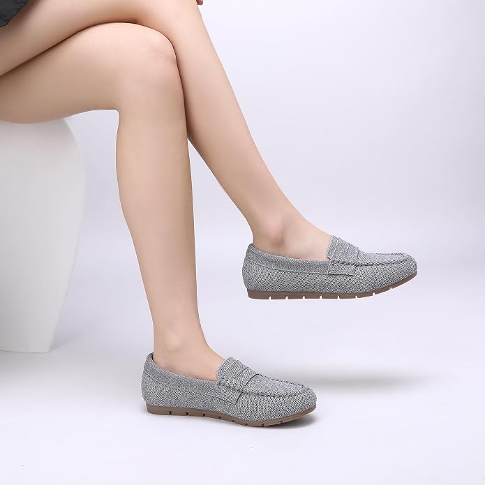 Vespiero Loafers for Women Comfortable Slip on Work Flats Shoes Womens Dressy Casual Walking Shoes