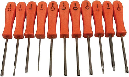 Stens Carburetor Adjustment Tools, 11 Piece Adjustment Screwdriver Kit, ea, 1
