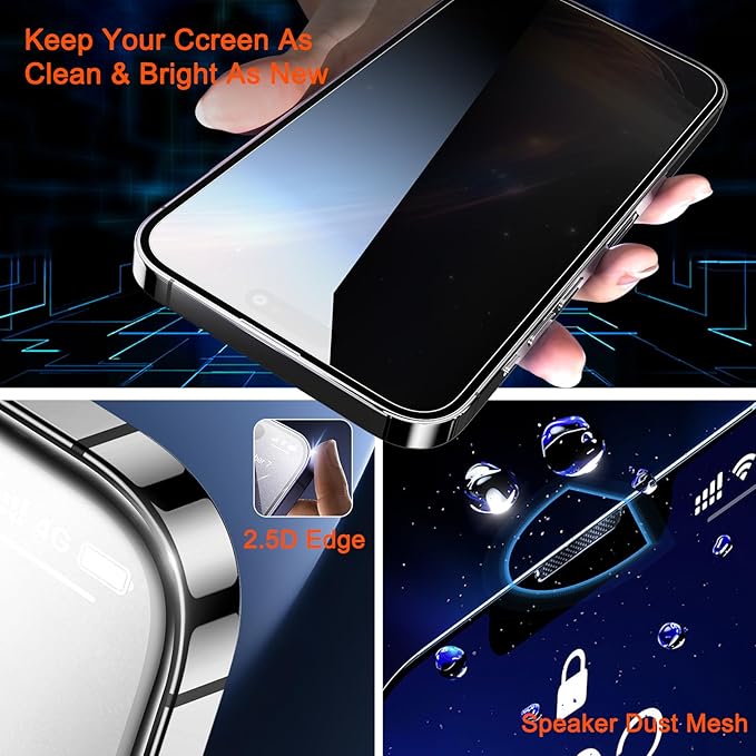 SIBEITU 1-Pack for iPhone 11 Pro Max Screen Protector, [Auto Alignment Kit] 6.5 Inch HD Clear Tempered Glass Film, Case Friendly Anti Scratch, 9H Hardness Auto Dust Removal Installation Protector
