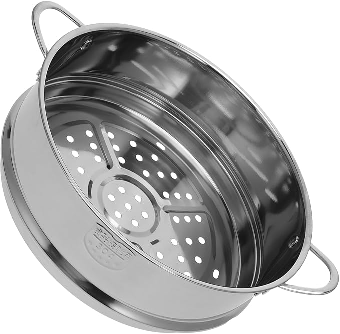 STOBAZA 22cm8.6in Stainless Steel Steamer Basket for Food Steamer Basket Insert Steam Rack Trivet, Steamer Grid Compatible with InstantPot Pressure Cooker Kitchen Cookware