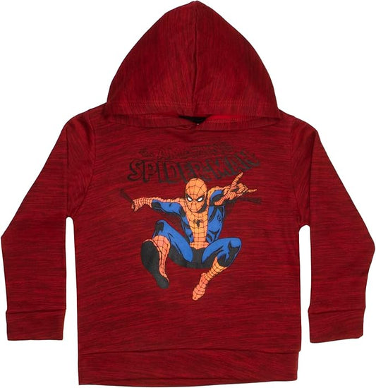 Marvel Avengers Spider-Man Black Panther Miles Morales Boys 2-Piece Fleece Sets, Fleece Hoodie and Pants Bundle Set for Boys