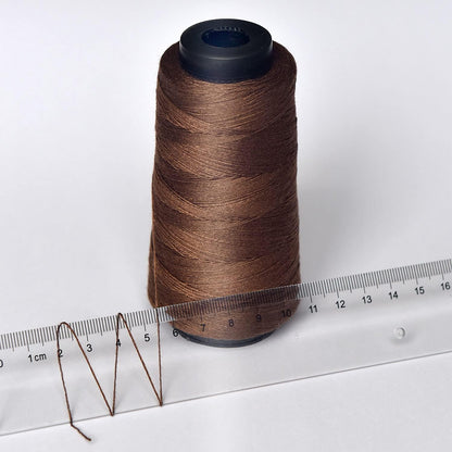 colored bird 6 Rolls Sewing Threads Using for Hand Sewing Hair Extensions Making Wigs DIY (Black, Dark Brown, Reddish Brown, Brown, Red, Khaki)