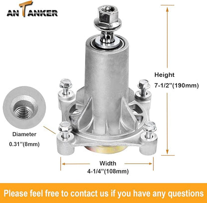 187292 192870 Spindle Assembly Lawn Mower Parts Replace for Craftsman AYP 532187292 532187281 587819701 587125401 567253301 for H usqvarna Mandrel Assembly 42" 46" 48" 54" Mower Deck Spindle