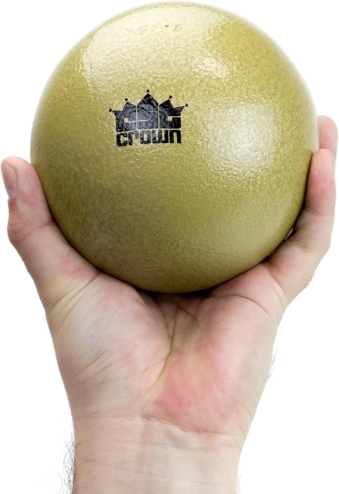 Crown Sporting Goods Shot Put - Cast Iron Shot Put Ball- Shotput Weights 2.72kg to 7.26kg (6lb to 16lb) - Great for Outdoor Track & Field Equipment