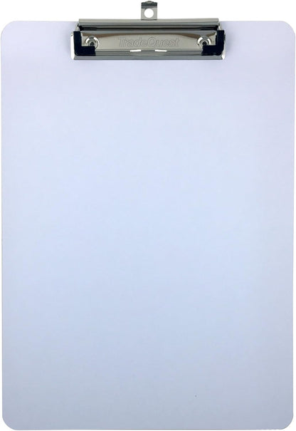 Trade Quest Dry Erase Letter Size Clipboard, 9 x 12.5 in