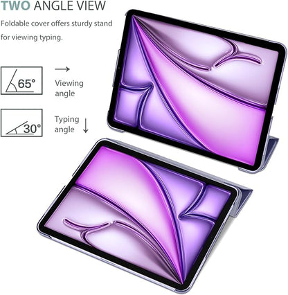 ProCase Smart Case for iPad Air 11-inch M3 M2 2025 202410.9 Air 5th 4th Generation 2022 2020, Protective Cover for Air 5 4 -Purple