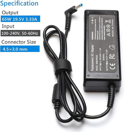 45W 65W Laptop Charger AC Adapter Power Suppy Cord for HP 15-AC 15-BS 15-CS 15-DB 15-F Series 15-ac121dx 15-bs234wm 15-bs015dx 15-ba079dx 15-ba009dx 15-cs3073cl 15-cs3153cl 15-db0015dx 15-db0031nr