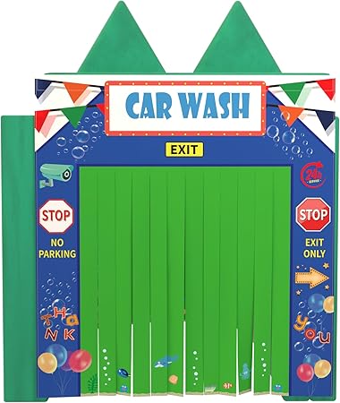 Play Panel for Kids Play Couch Foam Sofa Childrens Home Play Modular Couch (Sofa not Included) - Car Wash - Set of 2 (Entrance  Exit)
