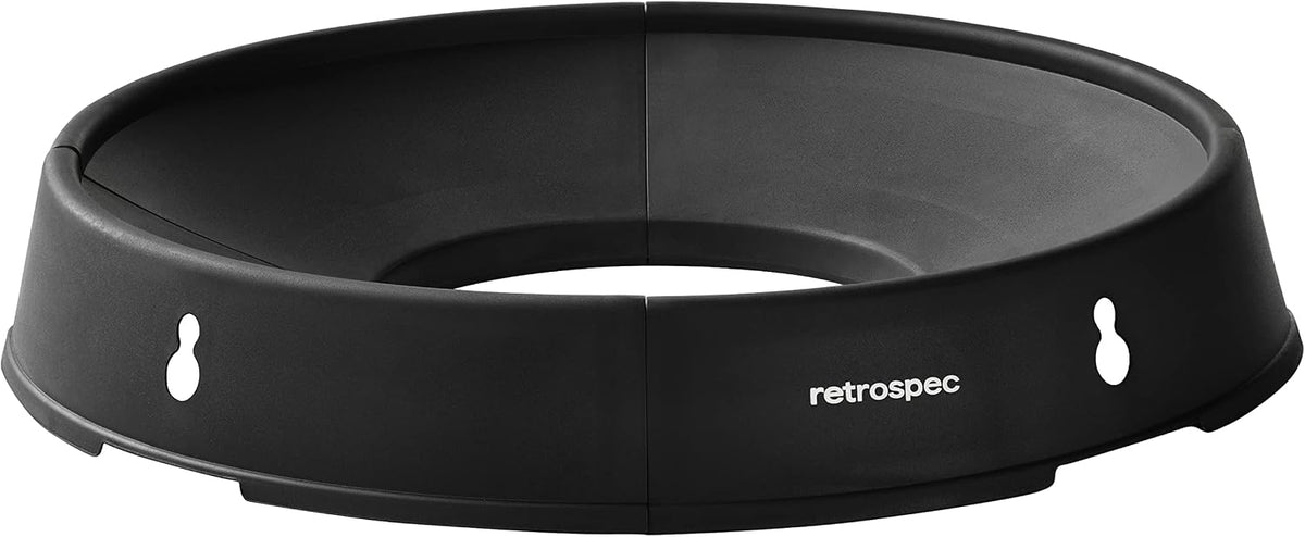 Retrospec Exercise Ball Base - Versatile Yoga and Pilates Accessory, Fits 45, 55, 65, 75cm Balls, Durable ABS Plastic Construction