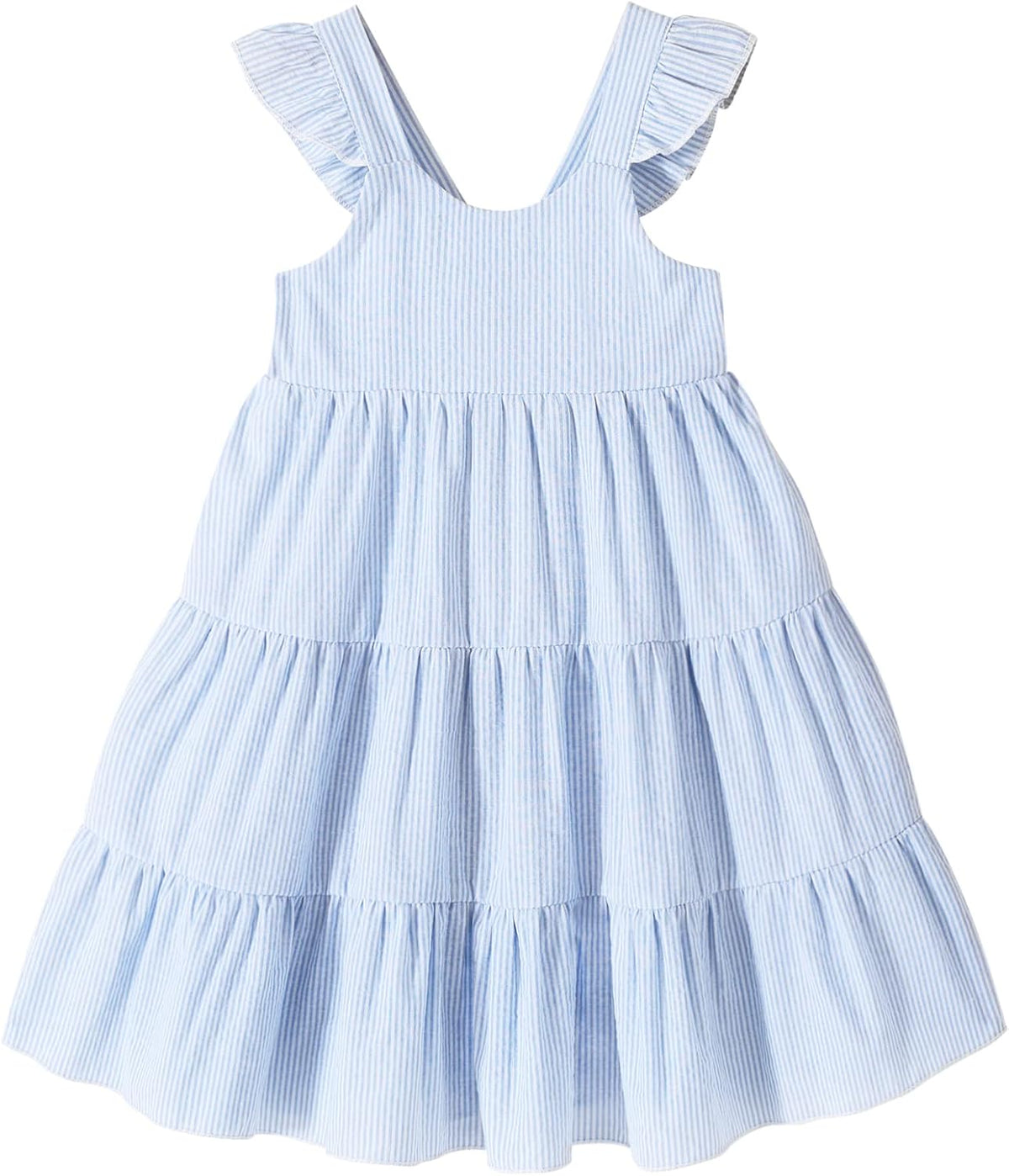 Kids Toddler Baby Girls Rainbow Dress Princess Sleeveless Beach Butterfly Sundress