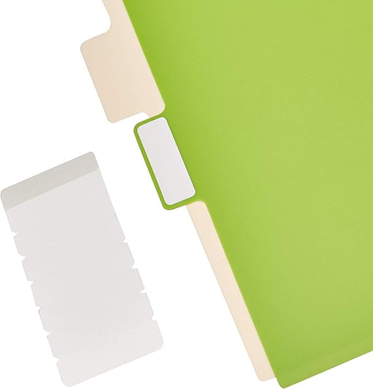 Basics Durable Multicolor 3-Ring Binder Plastic Divider Set with Tab Labels, 3-Hole Punched Letter Size 8-Tab Dividers, for School and Organization, 6 Pack, Assorted Colors
