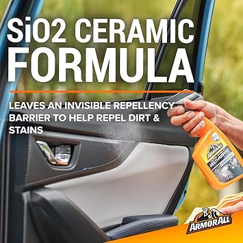 Armor All Ultra Shield Plus Ceramic Multi-Purpose Car Interior Cleaner 500ml Ceramic Formula and Stain Resistant Technology Keeps Your Car's Surfaces Clean Longer Optimal for Car Preparation