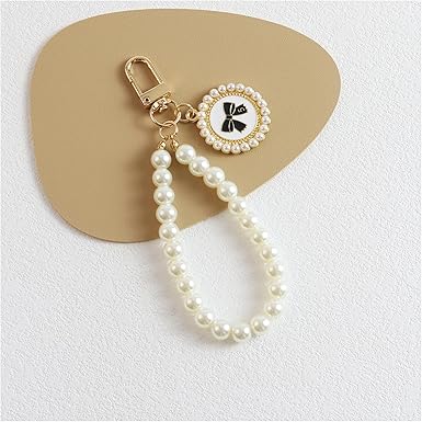 ZYALTFDC Pearl Keychain Cute Keychains for Girls Car Keychain for Women Cute Key Chains for Car Keys Backpack