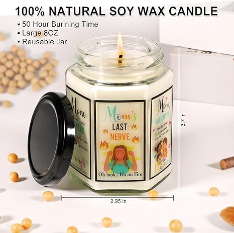 Gifts for Mom, Mother's Day Gifts, Mom Gifts, Birthday Gifts for Mom, Christmas,Thanksgiving Gifts for Mom, Gifts for New Mom, Mom in Law,Granda Lavender Scented Candles 8 OZ