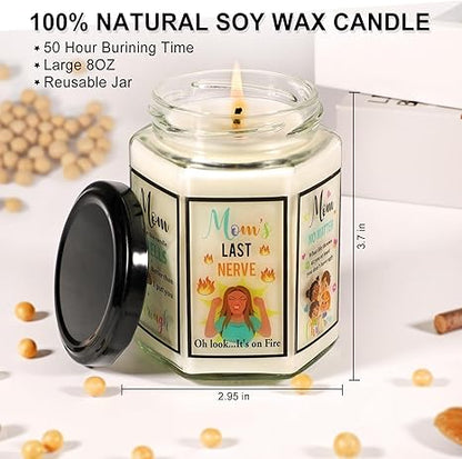Gifts for Mom, Mother's Day Gifts, Mom Gifts, Birthday Gifts for Mom, Christmas,Thanksgiving Gifts for Mom, Gifts for New Mom, Mom in Law,Granda Lavender Scented Candles 8 OZ
