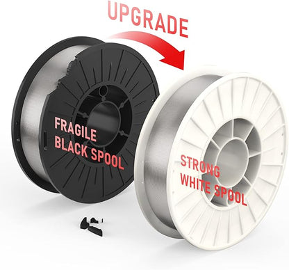 YESWELDER Flux Core Mig Wire, Mild Steel E71TGS .035-Diameter, 10-Pound Strong ABS Plastic Spool Welding Wire