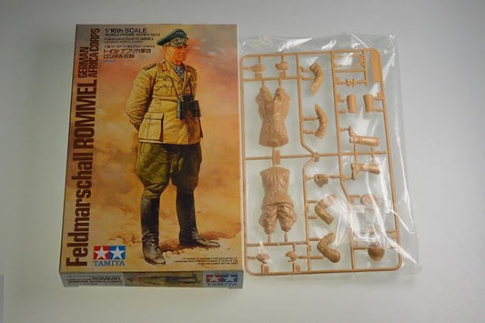 TAMIYA 300036305-1:16 WWII Figure Field Marshal Rommel Africa, Medium