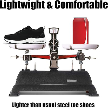 GUYISA Steel Toe Shoes for Safety Air Cushion Lightweight Sneakers Slip Resistant Industrial and Construction Work Shoes