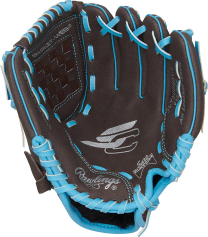 Sure Catch Baseball & Softball Left-Hand Glove | T-Ball, Youth Rec Models | Ages 7-9 (10.5")