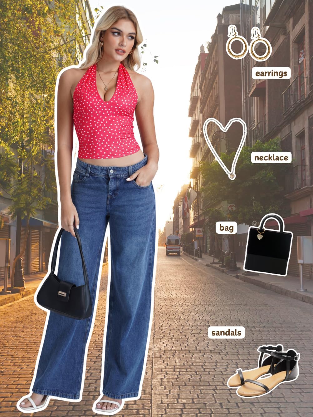 Paewin Womens Y2K Plunge Halter Top for Going Out .