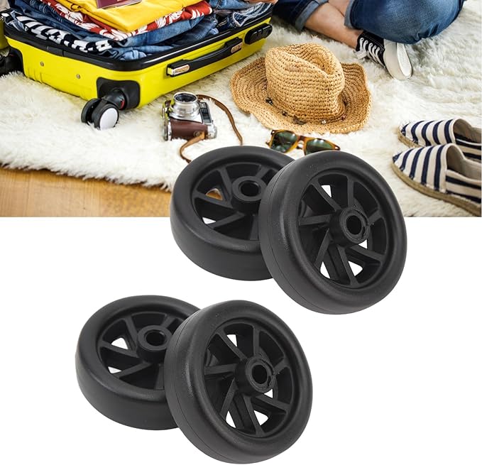 4Pcs Luggage Wheel Luggage Wheel Replacement Kit Replacement Suitcase Wheels for Travelers Hiking Travel Replacement Luggage Wheels