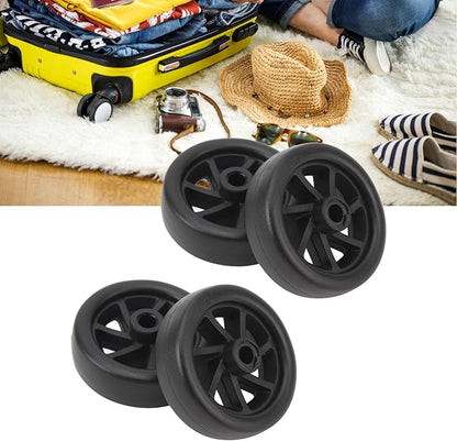 4Pcs Luggage Wheel Luggage Wheel Replacement Kit Replacement Suitcase Wheels for Travelers Hiking Travel Replacement Luggage Wheels
