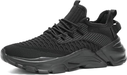 Men's Running Shoes, Non Slip, Breathable, Lightweight Fashion Sneakers, Slip Resistant Athletic Sports Walking Gym Work Shoes
