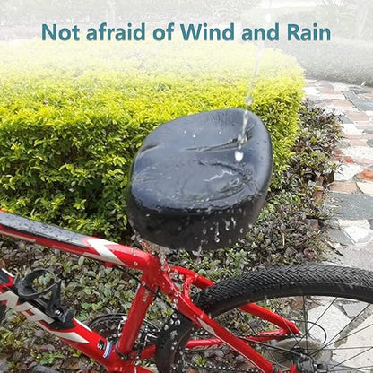 Noseless Wide Bike Seat,Nose Free Bicycle Saddle,Oversized Comfortable E-Bike Saddle Universal Fit Bicycle Seat for Women Men,Comfort Tricycle Saddle Peloton Saddle Stationary Bike Seat